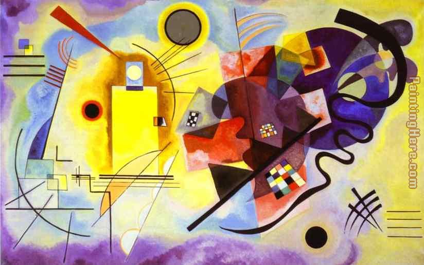 Wassily Kandinsky Yellow Red Blue